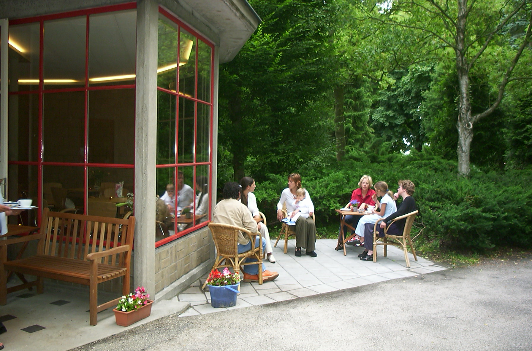 theehuis terras